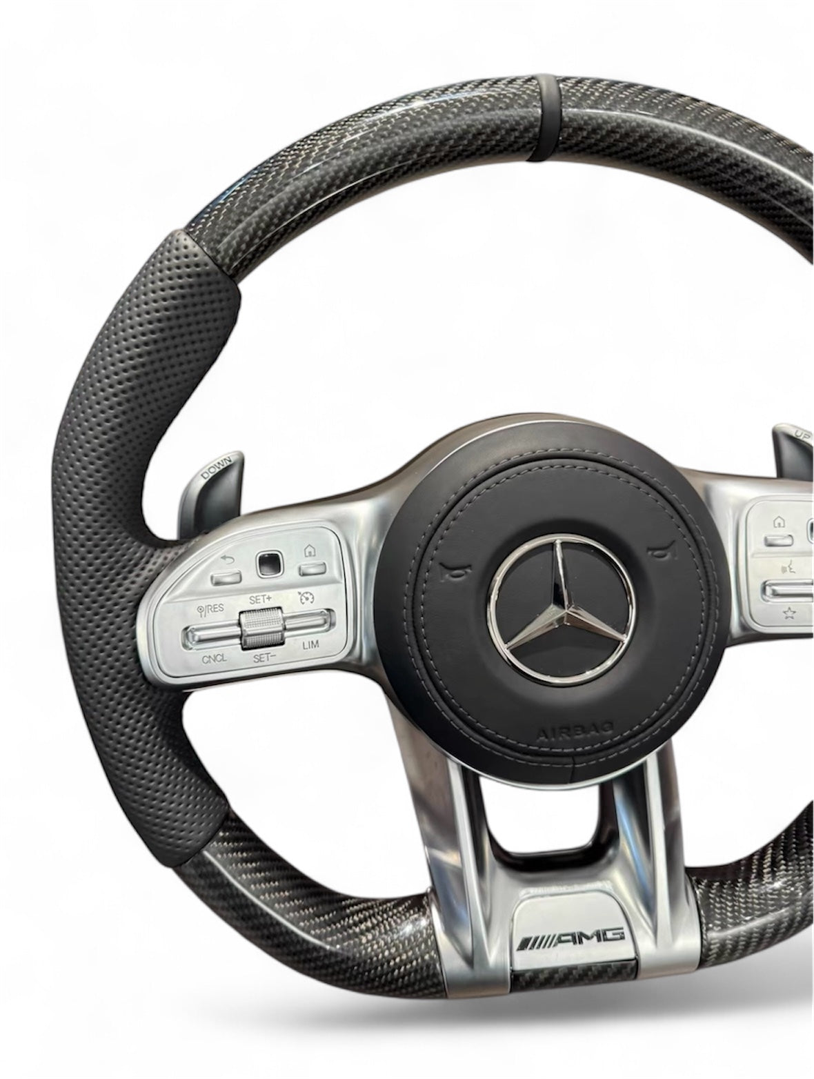 Lenkrad Mercedes AMG Carbon – Carbon Edition Airbag - Vue 4