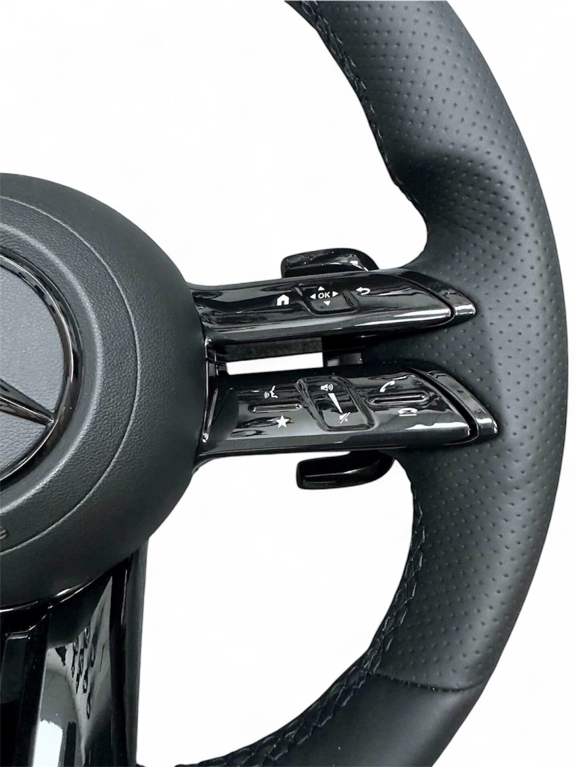 Mercedes AMG Black Edition Stuurwiel – Leer Airbag Sport - Vue 3
