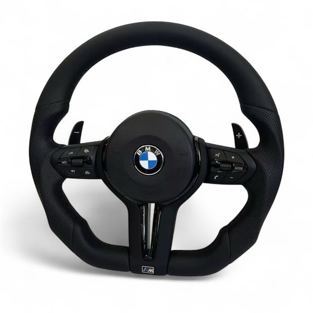 Volant BMW M Sport Full Black Cuir Perforé Airbag F30 E90