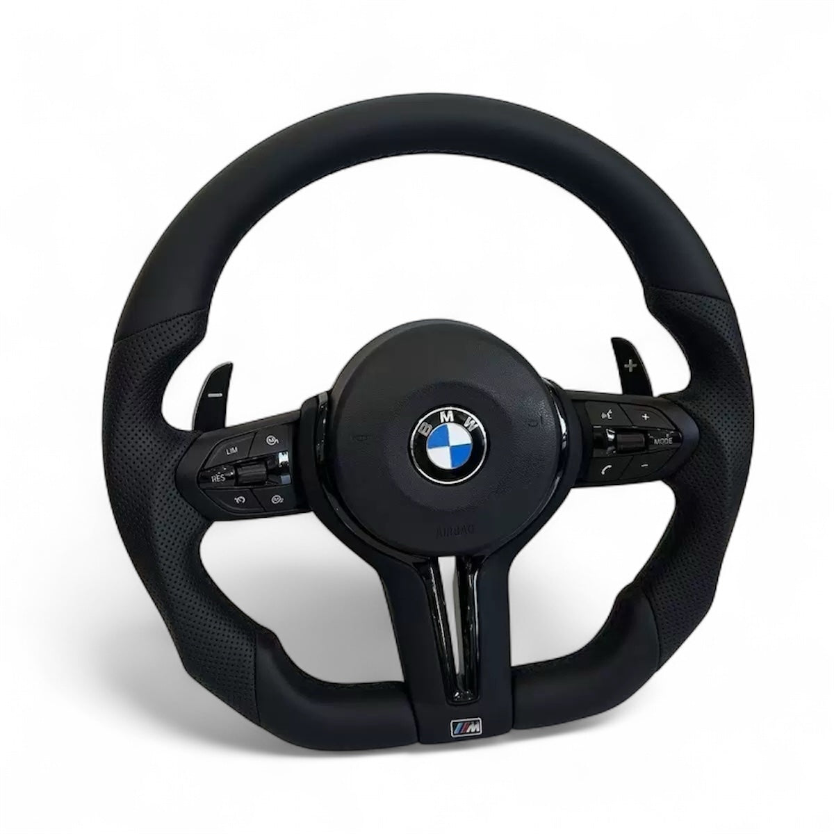 BMW M Sport Stuur Full Black – Geperforeerd Leder Airbag F30 E90 - Vue 3