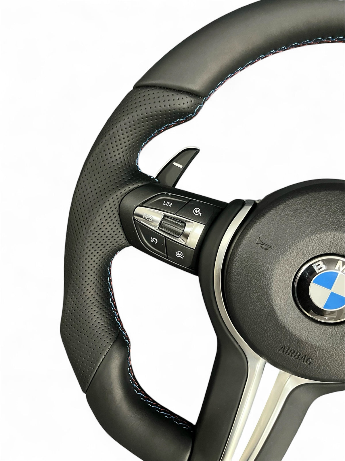 Volante BMW M Sport Pelle Nappa Premium – F30 F10 F20 Palette - Vue 3