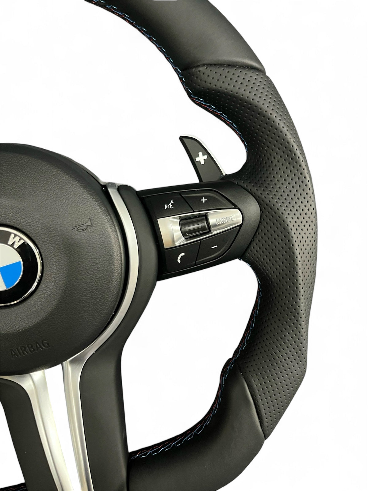 Volante BMW M Sport Pelle Nappa Premium – F30 F10 F20 Palette - Vue 4