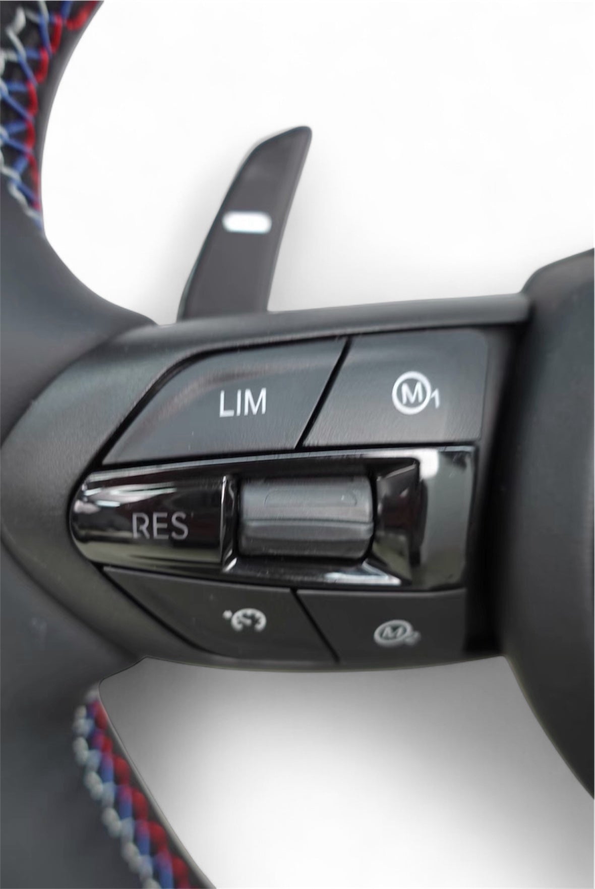 BMW M Sport Stuur Zwart Leder – Driekleurig M-Stiksel Airbag - Vue 2