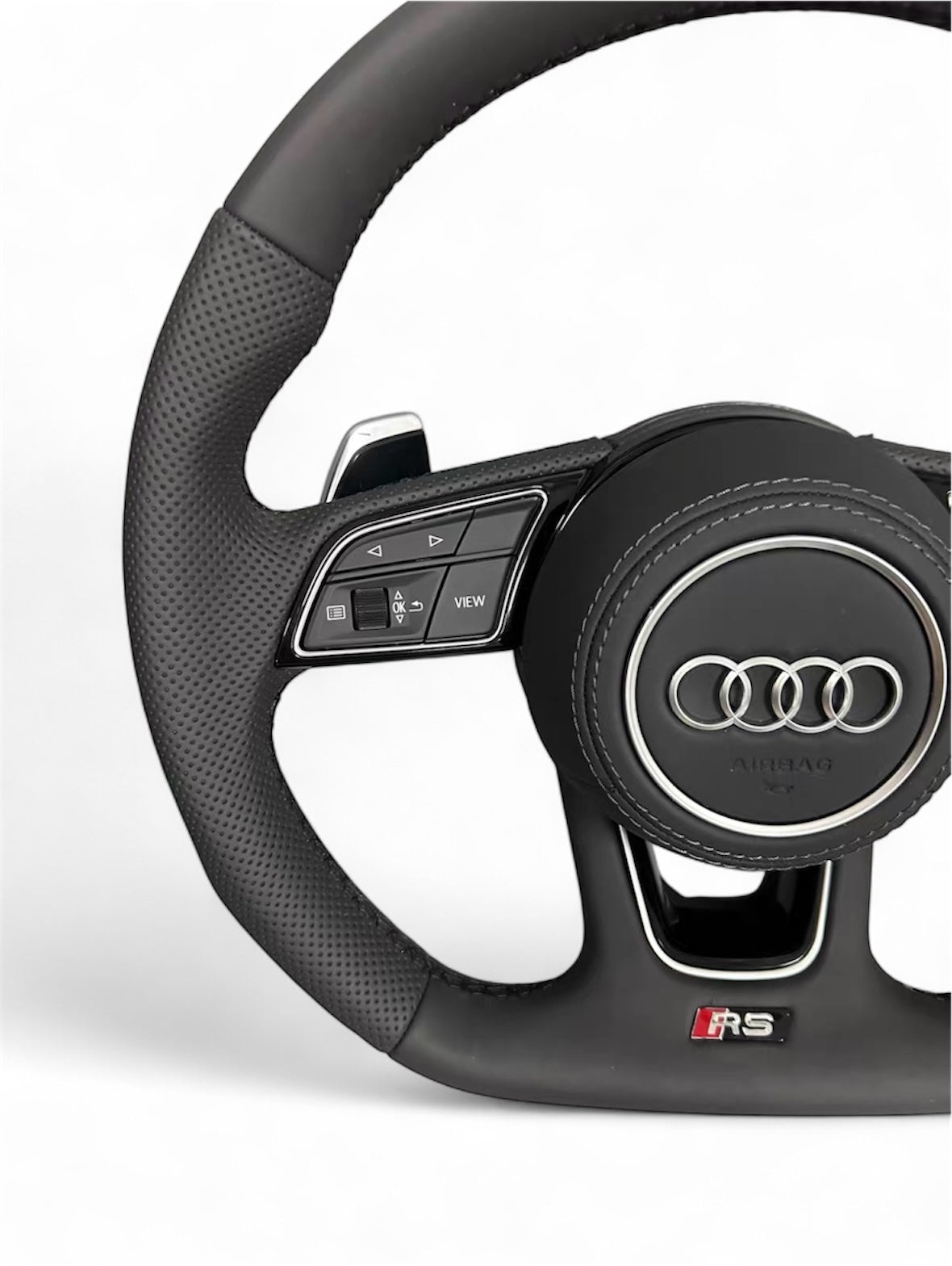 Volante Audi RS Palette Silver – Cuciture Argentate Airbag - Vue 3