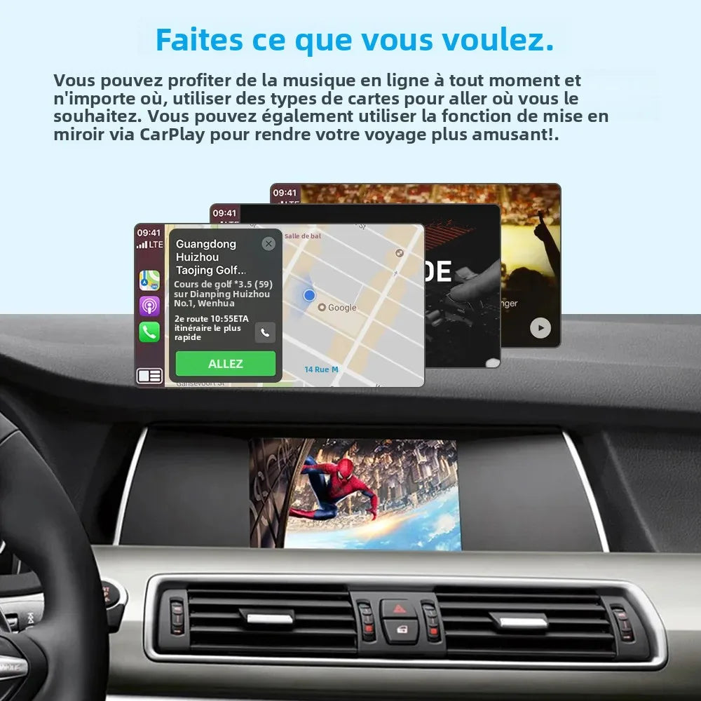 Wireless Apple CarPlay &amp; Android Auto Adapter — BMW (CCC / CIC / NBT / EVO) - Vue 3