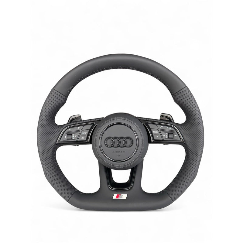 Audi S-Line Multifunction Steering Wheel – Perforated Leather Airbag