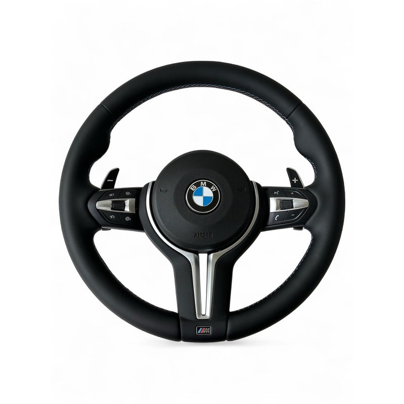 BMW M Sport Steering Wheel Aluminium Paddles – M Package Leather Airbag