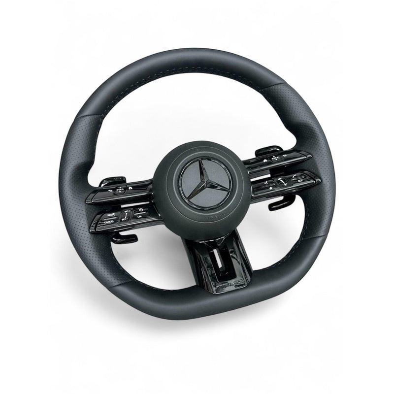 Mercedes AMG Black Edition Steering Wheel – Leather Airbag Sport